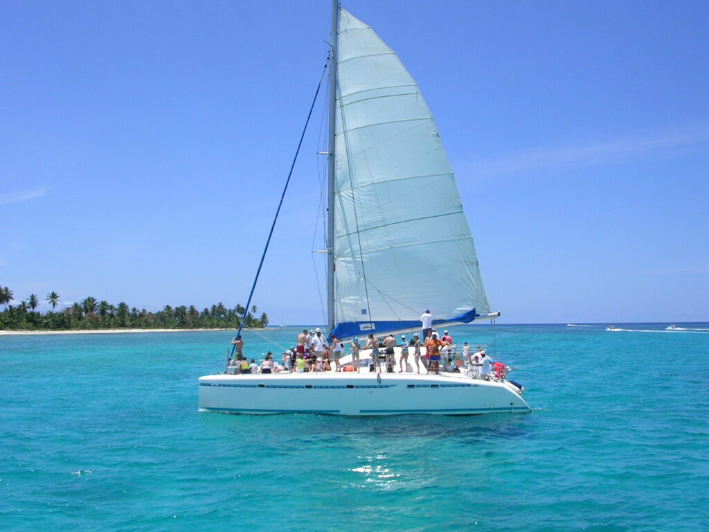 Saona Island Tour from Punta Cana catamaran beach