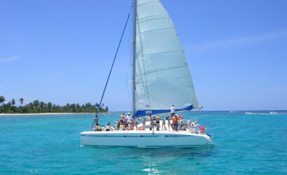 Saona Island Tour from Punta Cana catamaran beach