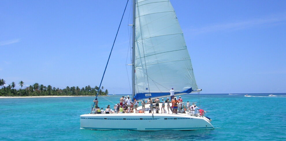 Saona Island Tour from Punta Cana catamaran beach